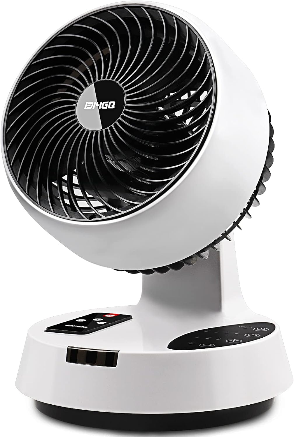 Ventilador Turbo Silencioso de Mesa con Circulación de Aire 3D - Temporizador, Mando a Distancia y Oscilación