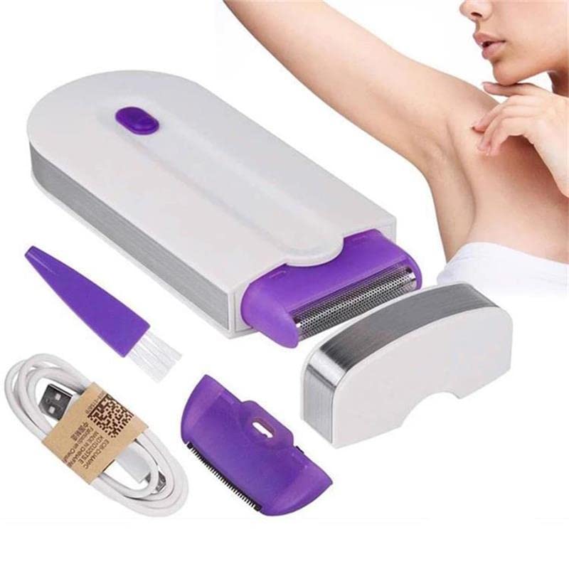 Kit de Depilación Láser Recargable USB - Depiladora Táctil Sin Dolor para Cuerpo y Cara